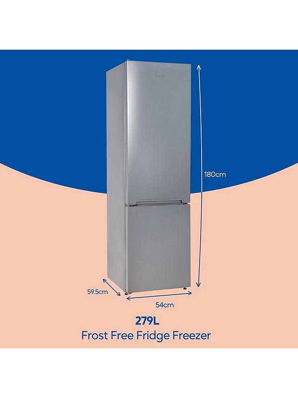 Russell Hobbs RH180FFFF551E1S 180X54cm Frost Free Fridge Freezer - Silver - Image 3